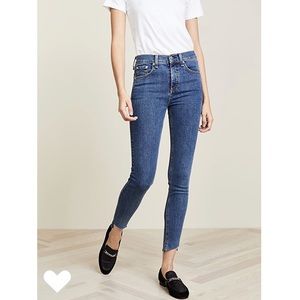 Rag & Bone High Rise Ankle skinny jeans